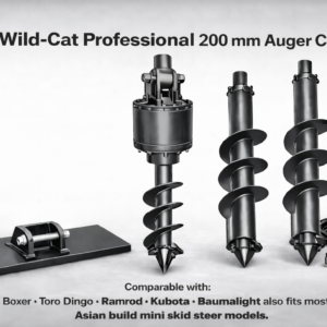 Post Hole Hydraulic Auger Combo For Mini Excavator