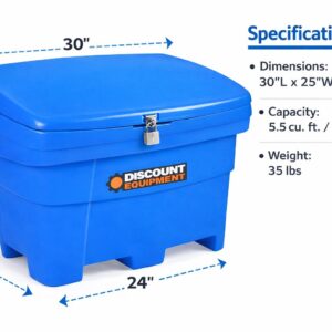 Discount Equipment Salt Storage Box – Commercial Grade