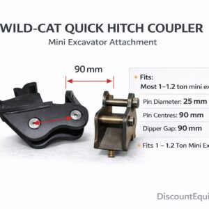 Mini Excavator Quick Hitch Coupler