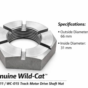 Genuine Wild-Cat Track Motor Drive Shaft Nut – WC-011 / WC-015
